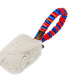 Faux Fur Pocket Bungee Squeaker