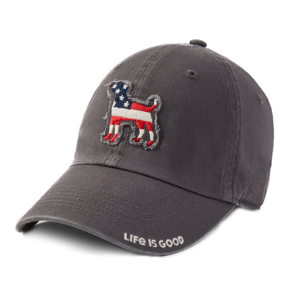 Tattered Americana Dog Hat