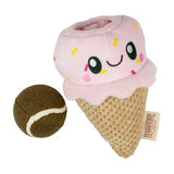 Ice Cream Dog Toy Plush 2 in 1