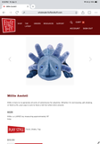 Millie Axolotl Dog Toy