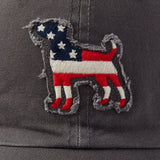 Tattered Americana Dog Hat