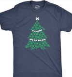 Paw Print Christmas Tree Tee