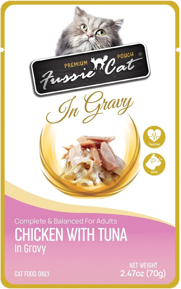 Chicken with Tuna in Gravy