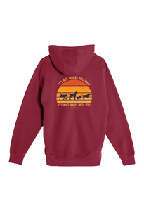 Never Walk Alone Zip Up Hoodie