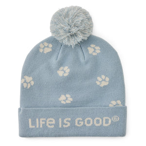 Paw Print Beanie