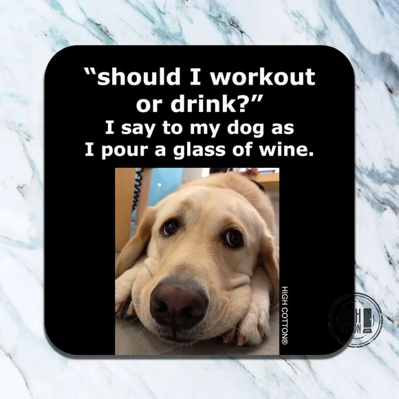 Workout or Drink Coaster