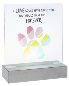 Memorial Lite-Up Acrylic Stand