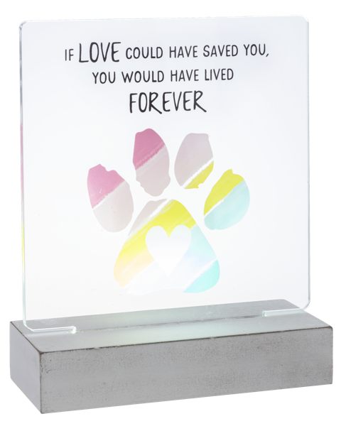 Memorial Lite-Up Acrylic Stand