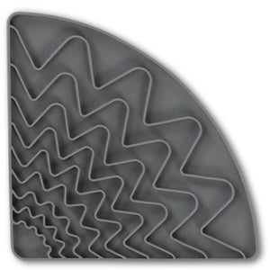 Triangle Lick Mat w/Suction Cup