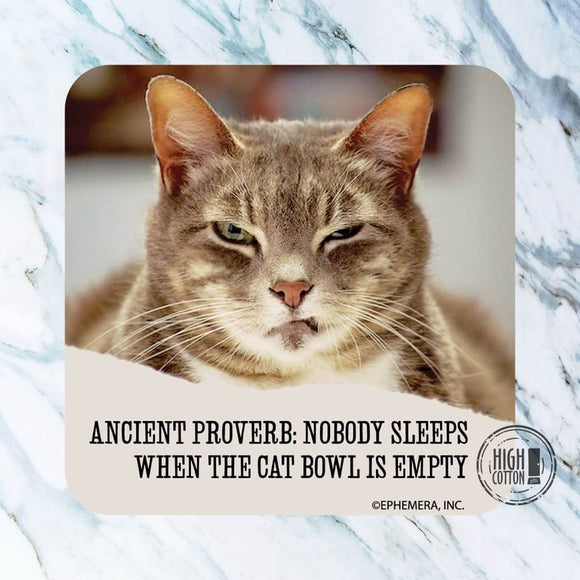 Cat Bowl Proverb