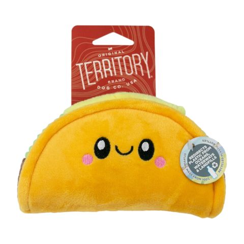 Taco With Squeaker Dog Toy