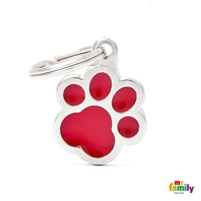 Pawprint Red