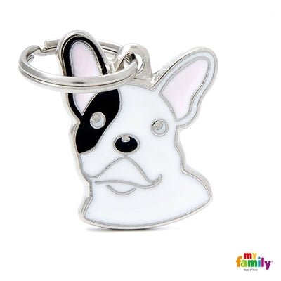WHITE FRENCH BULLDOG