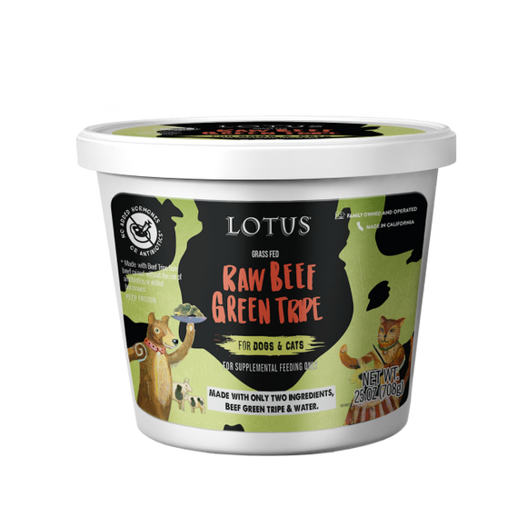 Raw Green Tripe Beef