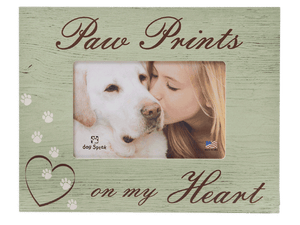 Paw Prints Heart Frame