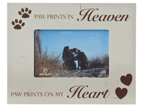 Paw Prints Heaven Frame