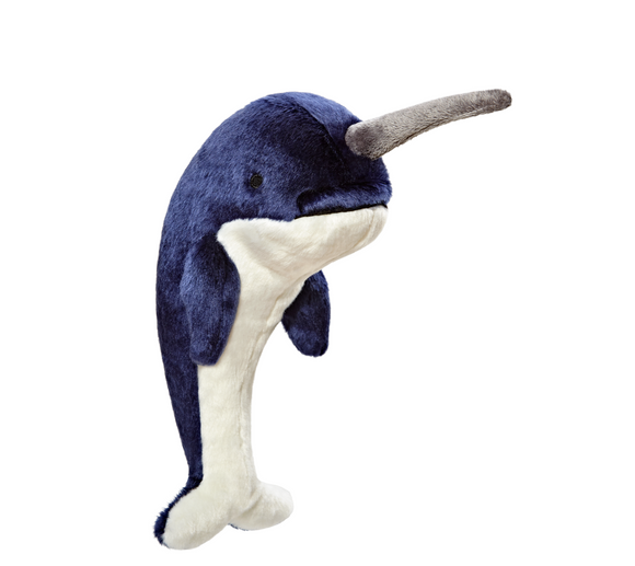 Bleu Narwhal Dog Toy