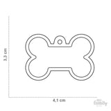 BONE CHROME PLATED BRASS BLACK