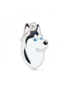 Black & White Siberian Husky