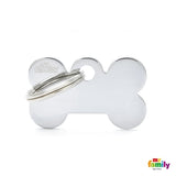 SMALL BONE CHROMED BRASS
