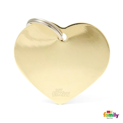 BIG HEART CHROMED BRASS