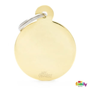 BIG ROUND CHROMED BRASS