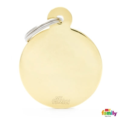 BIG ROUND CHROMED BRASS