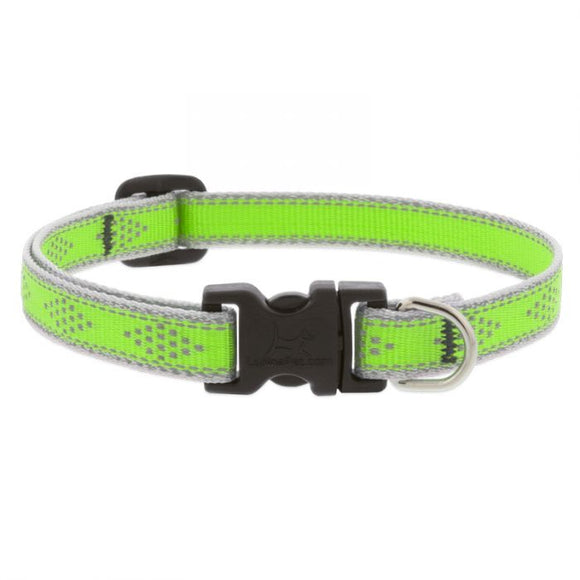 Green Diamond Reflective Collar