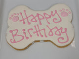 Birthday Bone Cookie Bagged