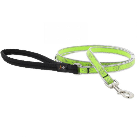 Green Diamond Reflective Leash