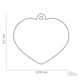 BIG HEART ALUMINUM RED