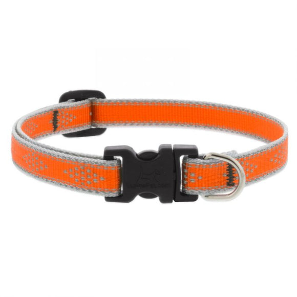 Orange Diamond Dog Collar