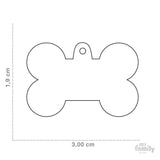 SMALL BONE ALUMINUM BLACK