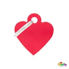 SMALL HEART ALUMINUM RED