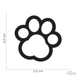 Pawprint Light Blue